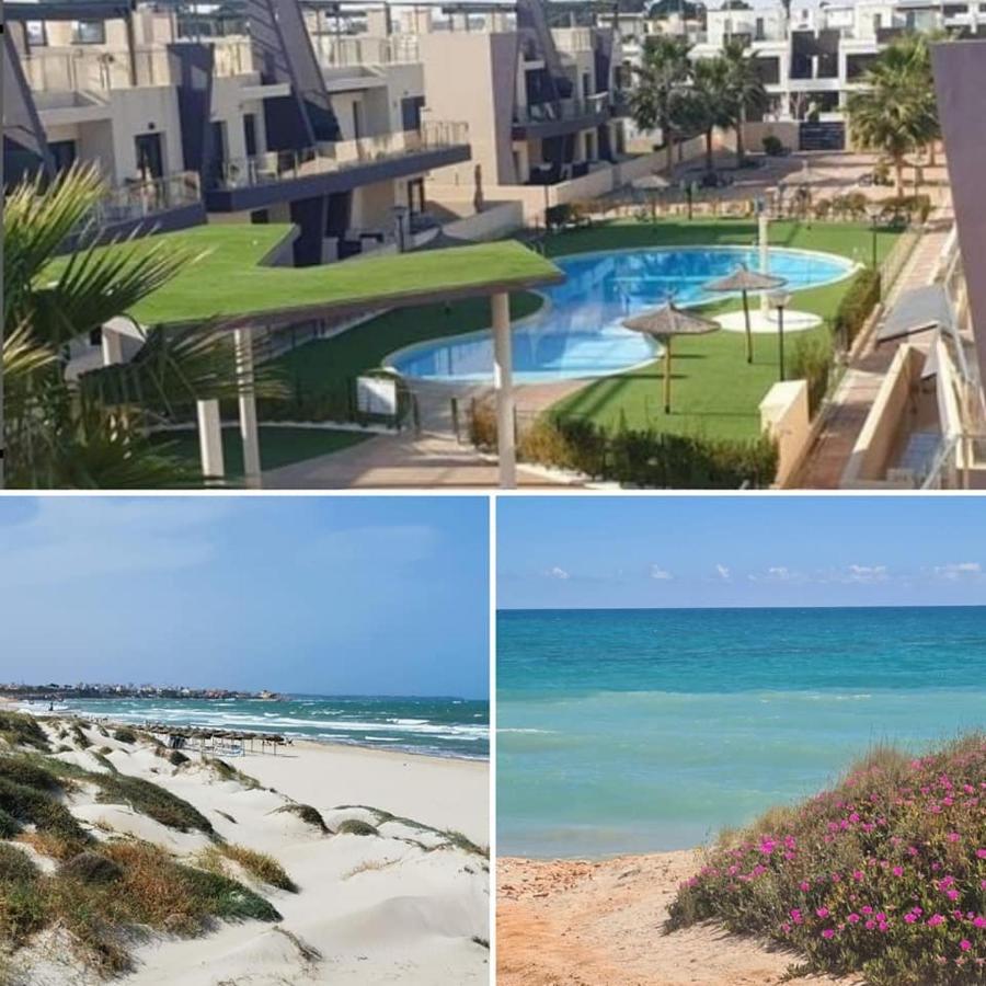 Higuericas Costa 222 Haerlig Takterrass Med Havsutsikt - Pool Och 250M Till Stranden Torre de la Horadada Dış mekan fotoğraf
