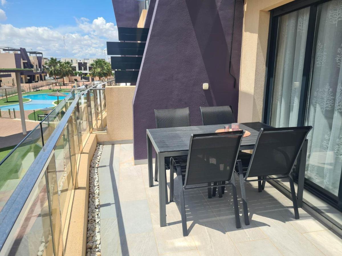 Higuericas Costa 222 Haerlig Takterrass Med Havsutsikt - Pool Och 250M Till Stranden Torre de la Horadada Dış mekan fotoğraf